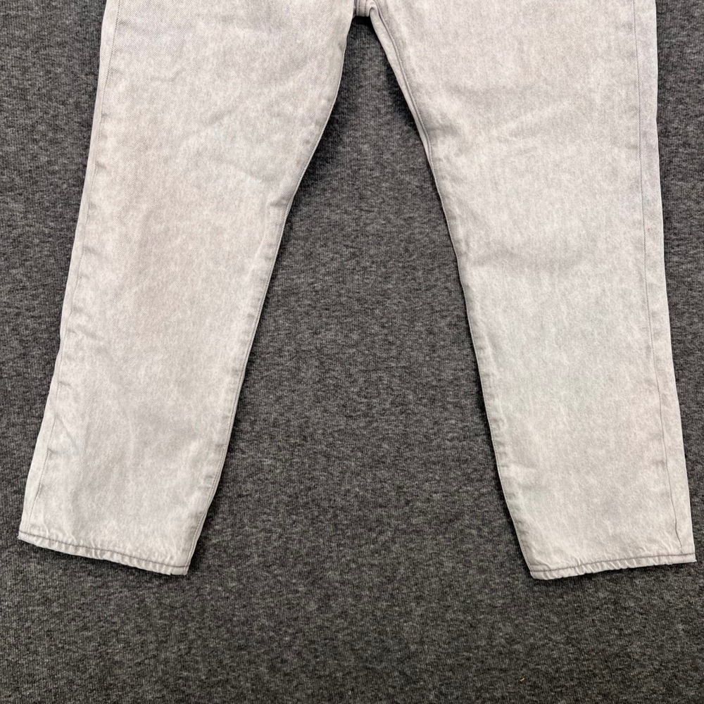 Levis Premium 551 Z Authentic Straight Jeans  W31 Light Grey Acid‎ Wash Denim - Picture 4 of 9